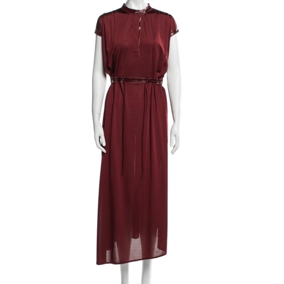 Sies Marjan Cap-Sleeve Jersey Midi Dress - Picture 4 of 10